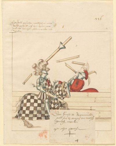 Giostra italiana della pace da German 16th Century