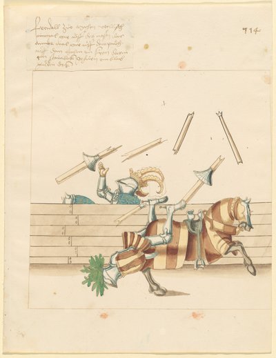 Giostra Italiana della Pace da German 16th Century