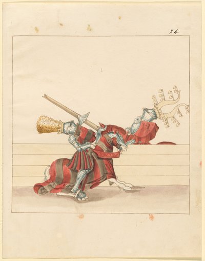 Giostra della pace italiana da German 16th Century