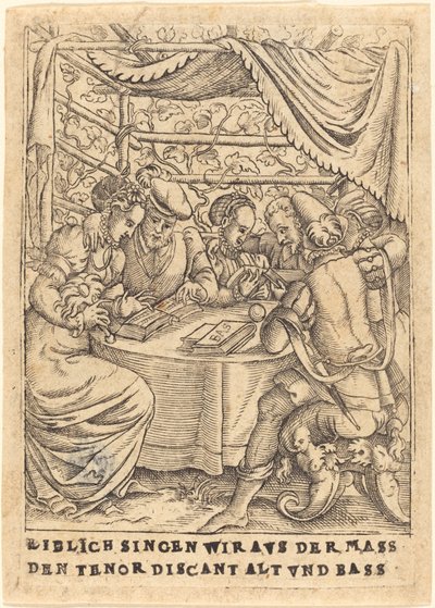 Liblich singen wir avs der Mass den Tenor discant Alt und Bass da German 16th Century