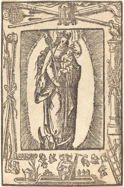 Madonna con Bambino da German 16th Century