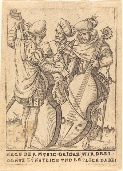 Dopo la musica: suoniamo il violino con grande arte da German 16th Century