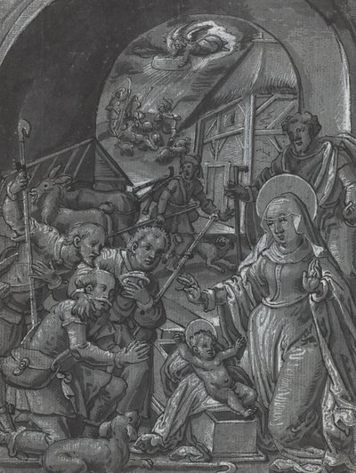La nascita di Cristo da German 16th Century