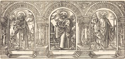 Cristo e i suoi discepoli III da German 16th Century after Martin Schongauer