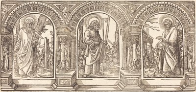 Cristo e i suoi discepoli IV da German 16th Century after Martin Schongauer