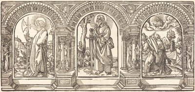 Cristo e i suoi discepoli V da German 16th Century after Martin Schongauer