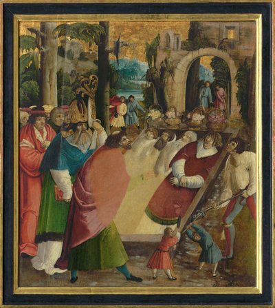 Ritrovamento delle reliquie di Santo Stefano il Primo Martire, ca. 1515 da German Master