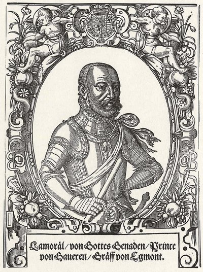 Ritratto di Lamoral, Conte di Egmont, Principe di Gavere da German Master