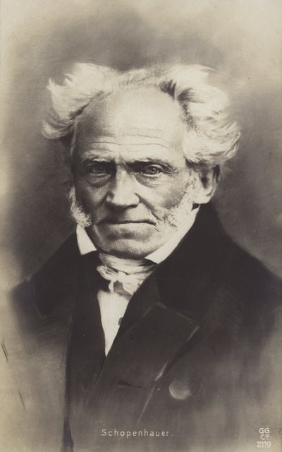 Arthur Schopenhauer (1788-1860), filosofo tedesco (foto b/n) da German Photographer