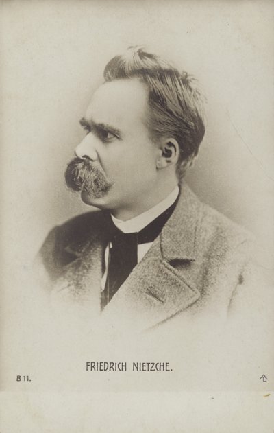 Friedrich Nietzche (1844-1900), filosofo e scrittore tedesco (foto b/n) da German Photographer