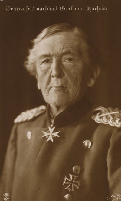 Il feldmaresciallo conte von Haeseler (foto b/n) da German Photographer