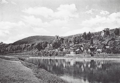 Neckarsteinach, Assia, Germania (foto b/n) da German Photographer