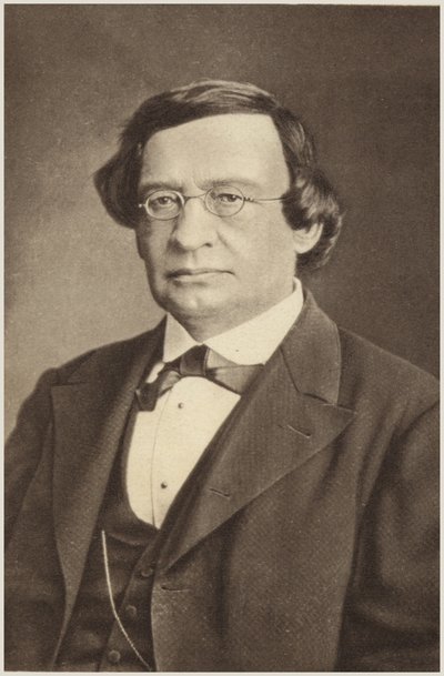 Ritratto di Wilhelm Taubert (foto b/n) da German Photographer