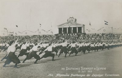 Dodicesimo festival tedesco di ginnastica, Lipsia da German Photographer