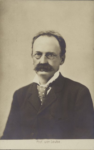 Wilhelm Olivier Leube (foto b/n) da German Photographer