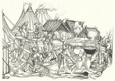 Accampamento dei Landsknechts da German School