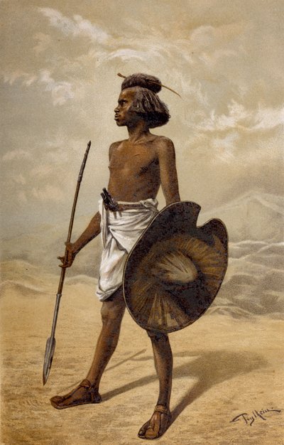 Un guerriero nubiano, da La Storia dell