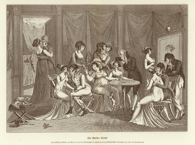 A Parisian Seraglio (litho) da German School