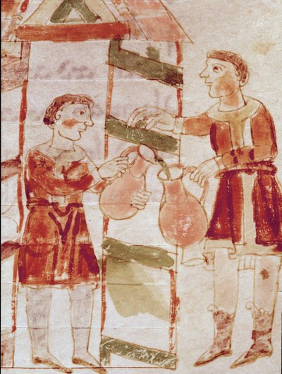 Un mercante di vino in miniatura (dal volume 