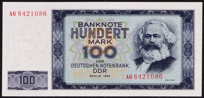Una banconota da cento marchi, 1964 da German School