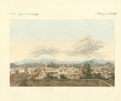 Una vista di Città del Messico e dei dintorni da German School