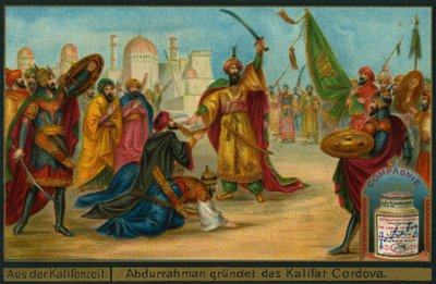 Abd-ar-Rahman III si proclama Califfo di Cordova, Carta Liebig da German School