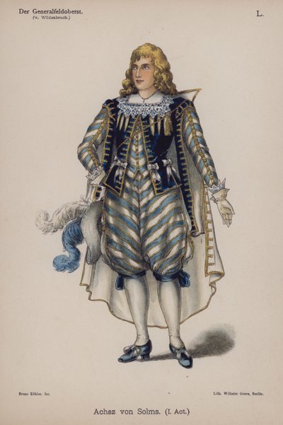 Achaz von Solms, da Il Generalfeldoberst di Ernst von Wildenbruch da German School