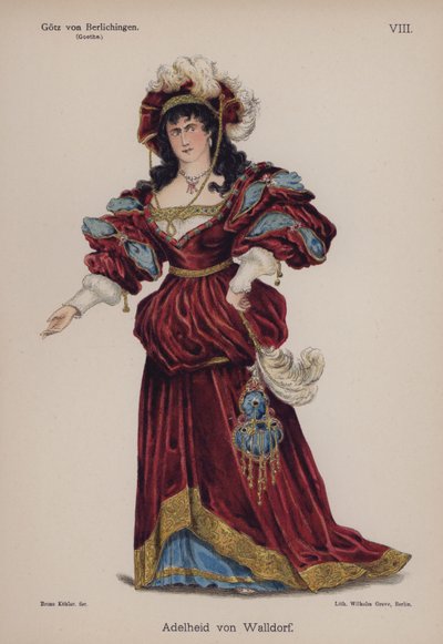 Adelheid von Walldorf, da Gotz von Berlichingen di Goethe da German School