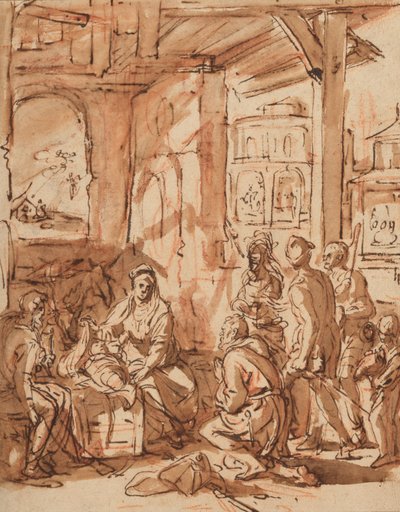 Adorazione dei pastori da German School