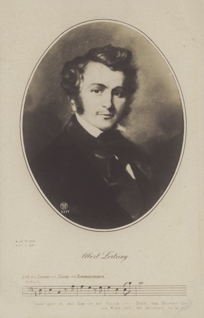 Albert Lortzing, compositore, attore e cantante tedesco da German School