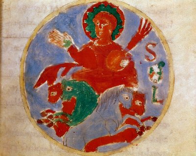 Rappresentazione allegorica del Sole da German School