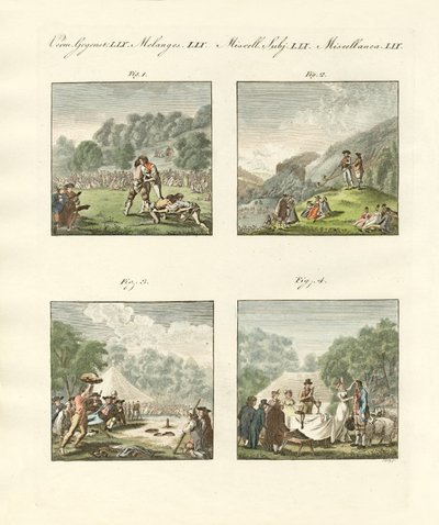 Festival degli scerzi delle Alpi vicino a Unterseen nell