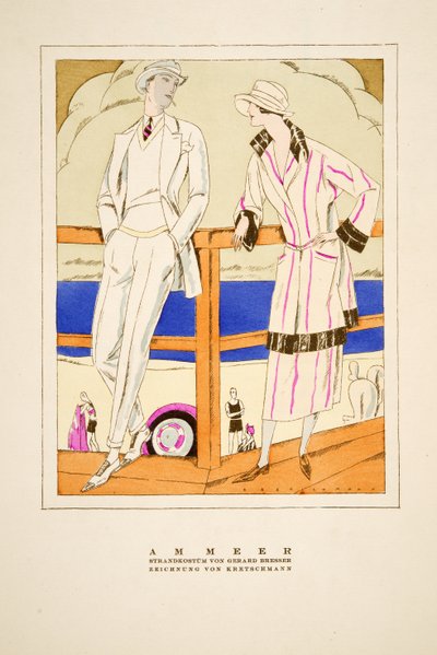 Ammeer, Abiti di Gerard Bresser, da Styl, pub.1922 da German School