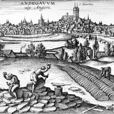 Andegavum vulgo Angiers, 1598 da German School