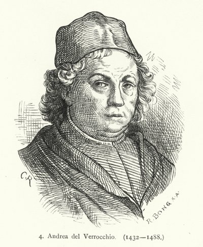 Andrea del Verrocchio, pittore, scultore e orafo del Rinascimento italiano da German School