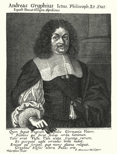 Andreas Gryphius, poeta e drammaturgo tedesco da German School