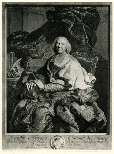 Andreas Ercole Cardinale di Fleury da German School