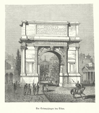 Arco di Tito, Roma da German School