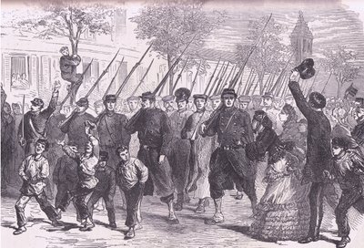 Arrivo a Parigi dei prigionieri prussiani dopo la battaglia prima di Bagneun da German School