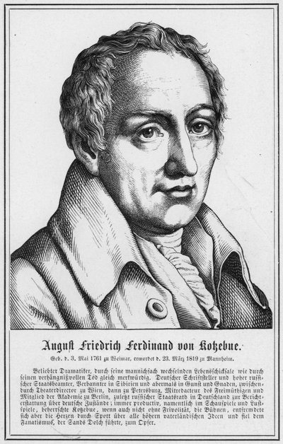 August Friedrich Ferdinand von Kokebue da German School
