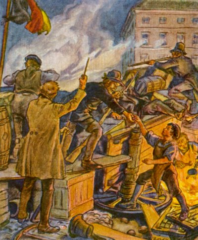 Barrikadenkampf / Lotta alla barricata da German School