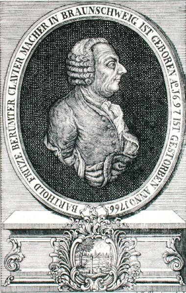 Barthold Fritz inciso da J.C. Eberling da German School
