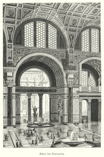 Terme di Caracalla, Roma da German School
