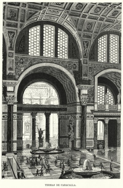Terme di Caracalla, Roma da German School