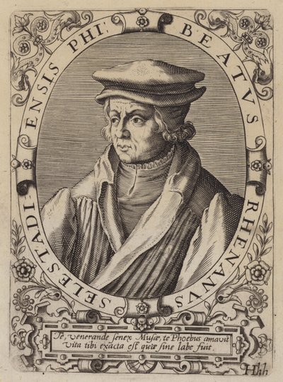 Beatus Rhenanus, umanista tedesco, studioso e riformatore religioso da German School