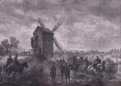 Prima di Orleans, Cassells History of the War between France and Germany pubblicato da Cassell and Company Limited, c.1890 (litografia) da German School