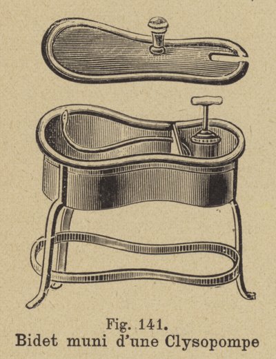 Bidet con pompa per clistere da German School