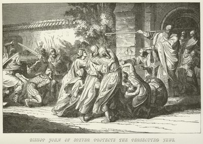 Il Vescovo Giovanni di Spira protegge gli ebrei perseguitati da German School