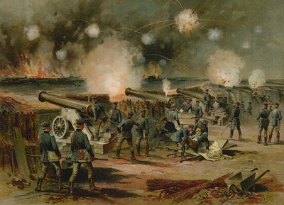 Bombardamento di Strasburgo, Guerra franco-prussiana, 1870 da German School