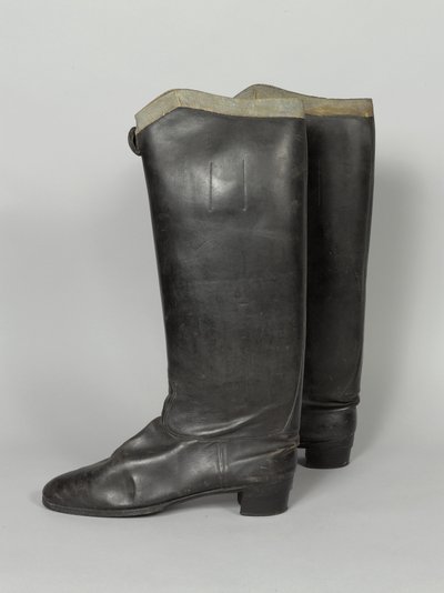 Stivali, 3° Ussari von Zieten, indossati da HRH Il Duca di Connaught, pre-1914 da German School